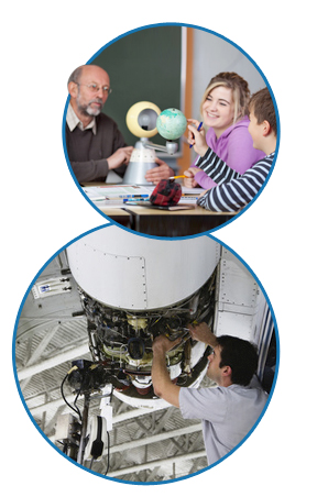 Astronomie-Lehrer Ingenieur für Mechatronik